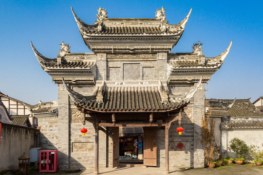 中式风格牌楼