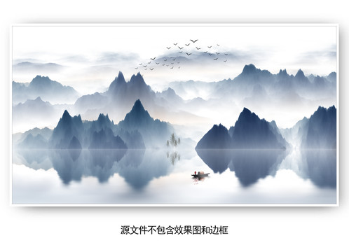 中国风山水画