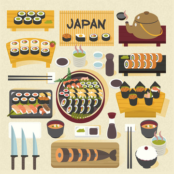 日本饮食图标