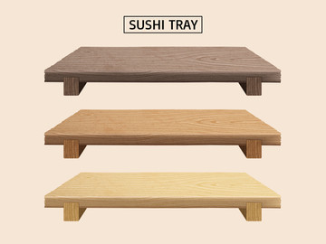 寿司托盘木纹素材