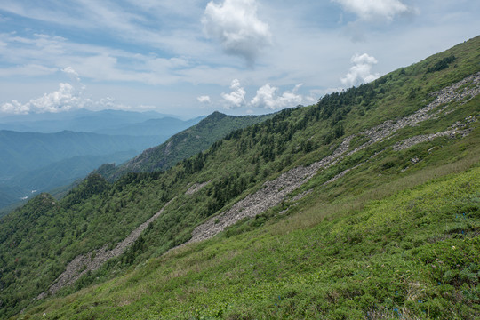 柞水牛背梁冰川遗迹