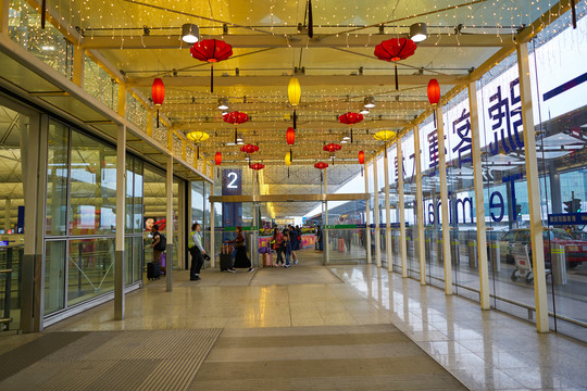 机场航站楼入口