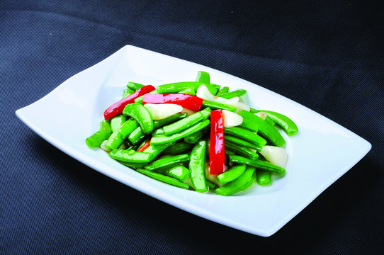 甜蜜豆炒菱角