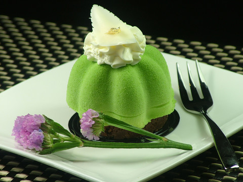绿茶巧克力甜点
