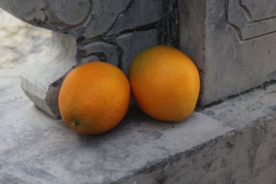 橘子橙子水果摄影外景