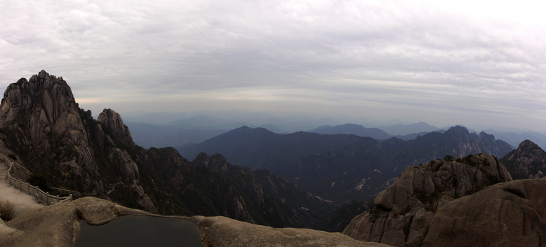 黄山全景图