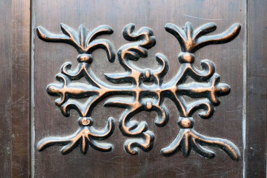 欧式铜门浮雕