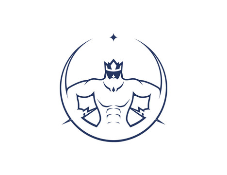 logo标志商标字体设计海王