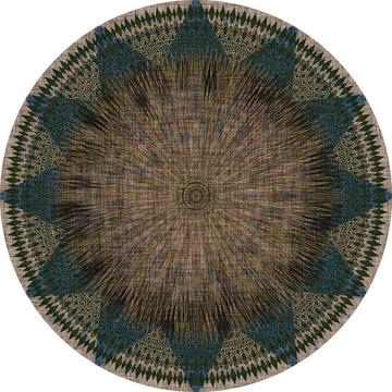 现代几何花纹图案布纹地毯