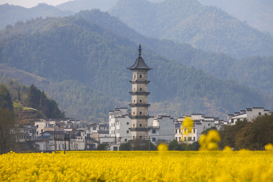 婺源凤山村龙天塔