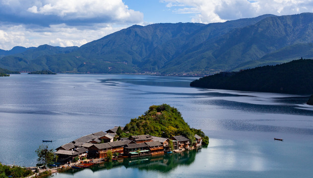 云南泸沽湖风景