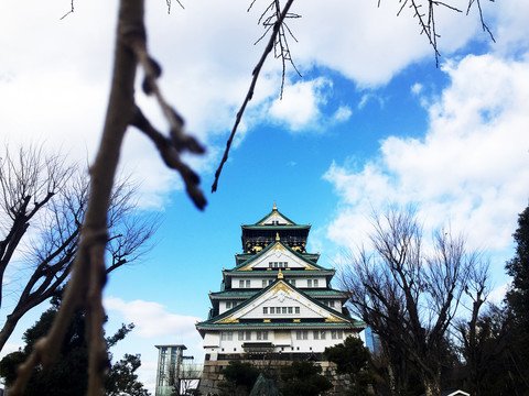 日本大阪城天守宫