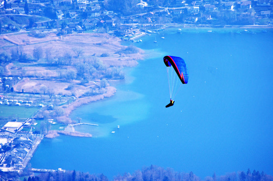 琉森湖滑翔伞