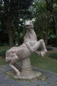 十二生肖之马雕刻