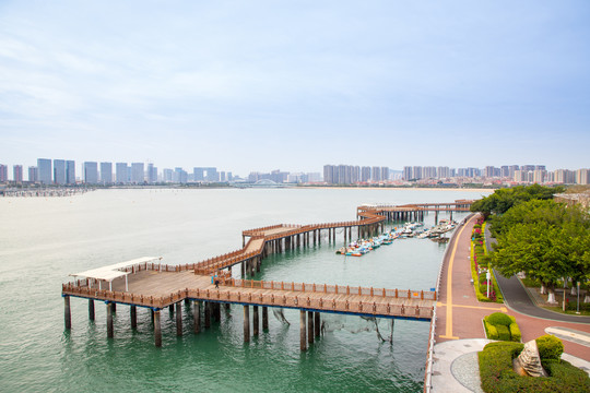 厦门五缘湾木栈道