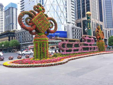 植物景观雕塑
