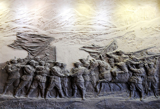雕塑雕像红军战士群雕