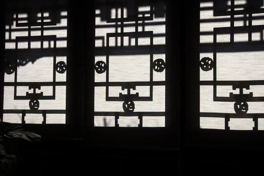 北京四合院中式纱窗