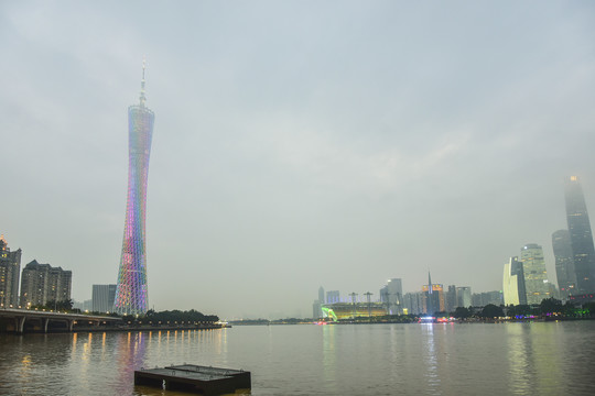广州塔夜景