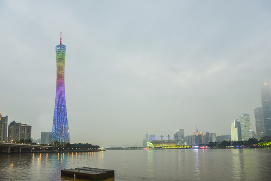 广州塔夜景