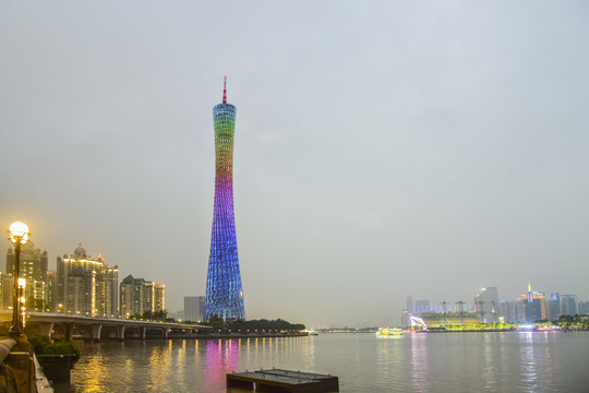 广州塔夜景