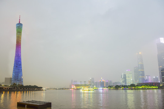 广州塔夜景
