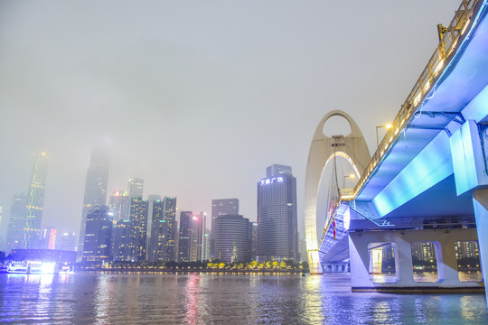 猎德大桥夜景