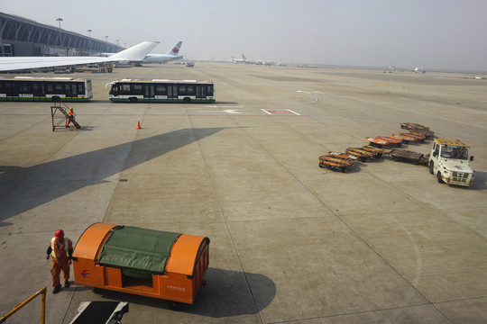 上海浦东机场及机场地勤