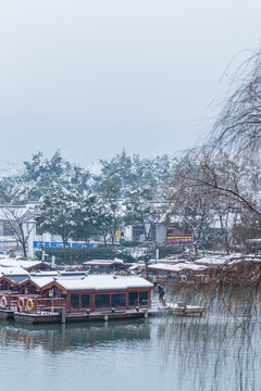 西湖雪景