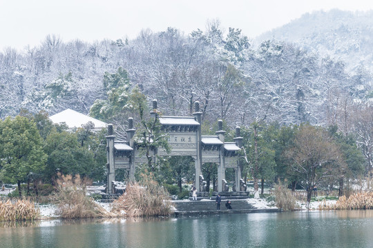 杭州雪景