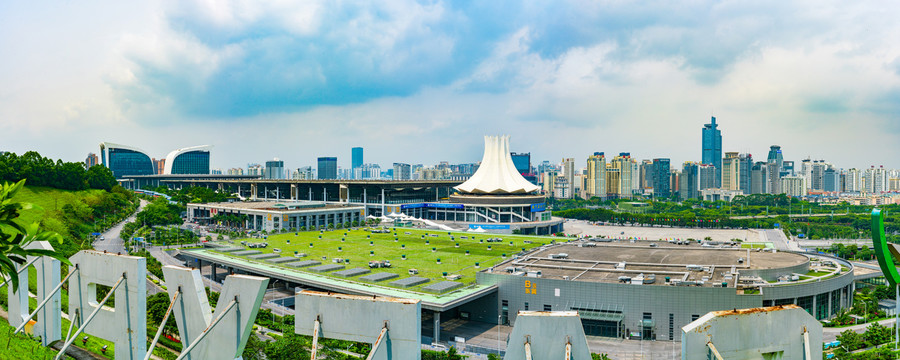 南宁国际会展中心东盟博览会全景