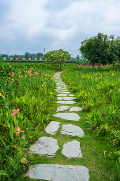 乡间石板路