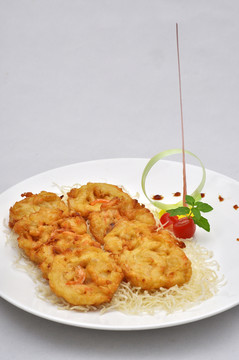 酥炸虾饼