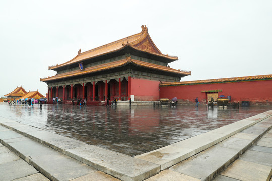 北京故宫古建筑保和殿
