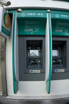 银行ATM提款机