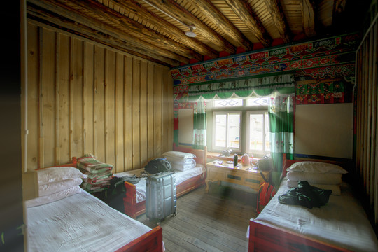 藏式民宿民居鲁朗扎西岗村