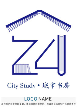 城市书房logo