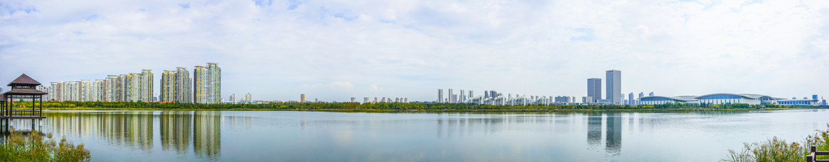 天津梅江居住区全景大画幅