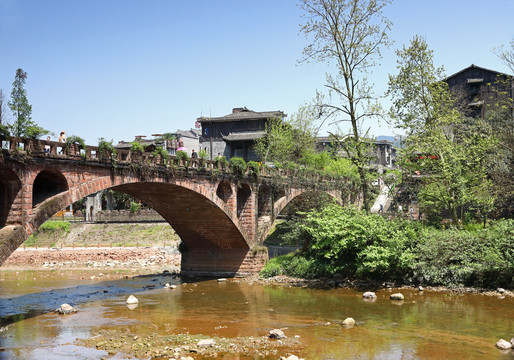 古镇石拱桥