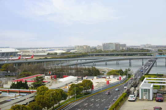 上海浦东机场高速公路及立交桥
