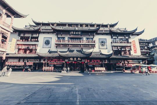 上海城隍庙豫园老照片