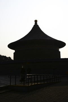 北京天坛剪影
