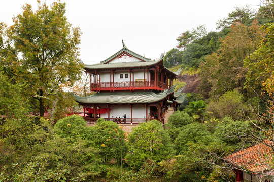 福建武夷山天游峰天游阁