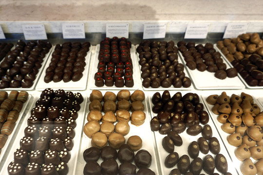 柏林巧克力百年老店的巧克力糖