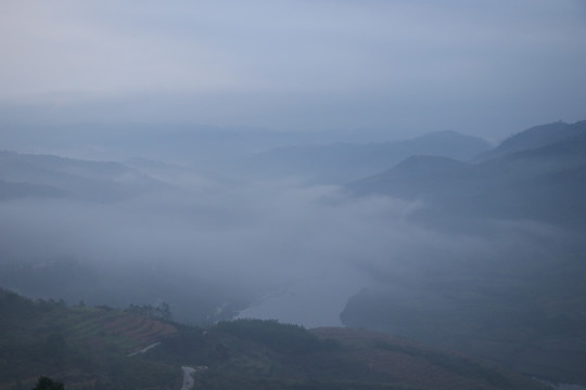 黑尔水田风光