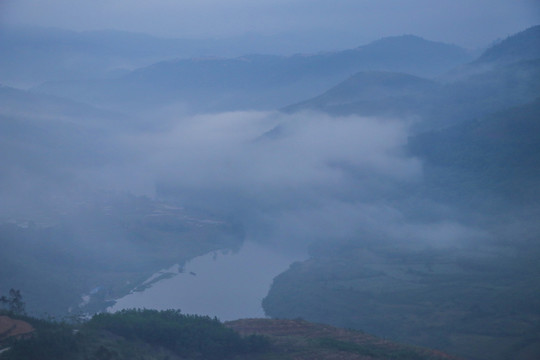 黑尔水田风光