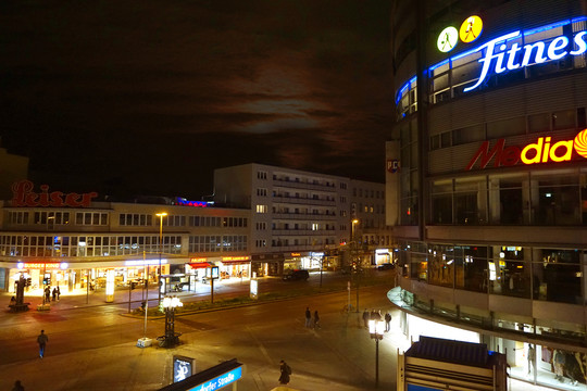 德国柏林城市夜景