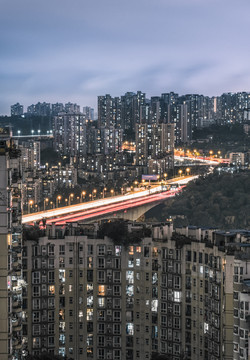 重庆城市风光夜景