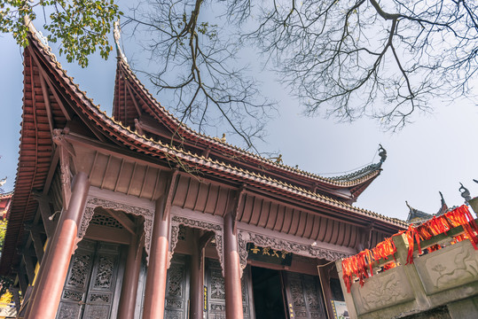 重庆南山佛教寺庙涂山寺风光