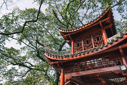 重庆南山佛教寺庙涂山寺风光